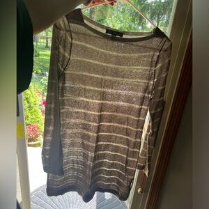 Stripped Cover Up/Long Top